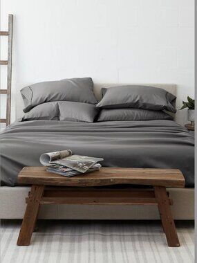 Home Collection Luxury Ultra Soft Sheet Set and Pillowcases, Gray